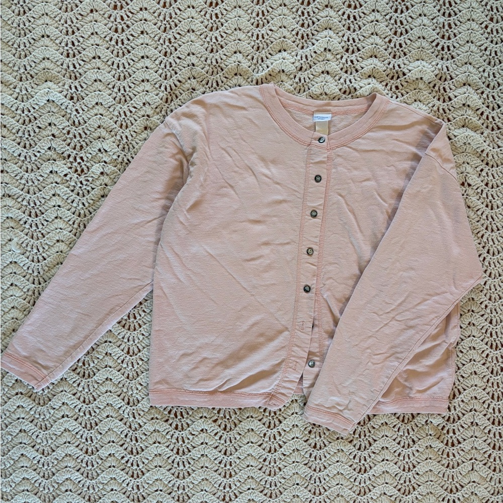 Ship n Shore lightweight pink cardigan